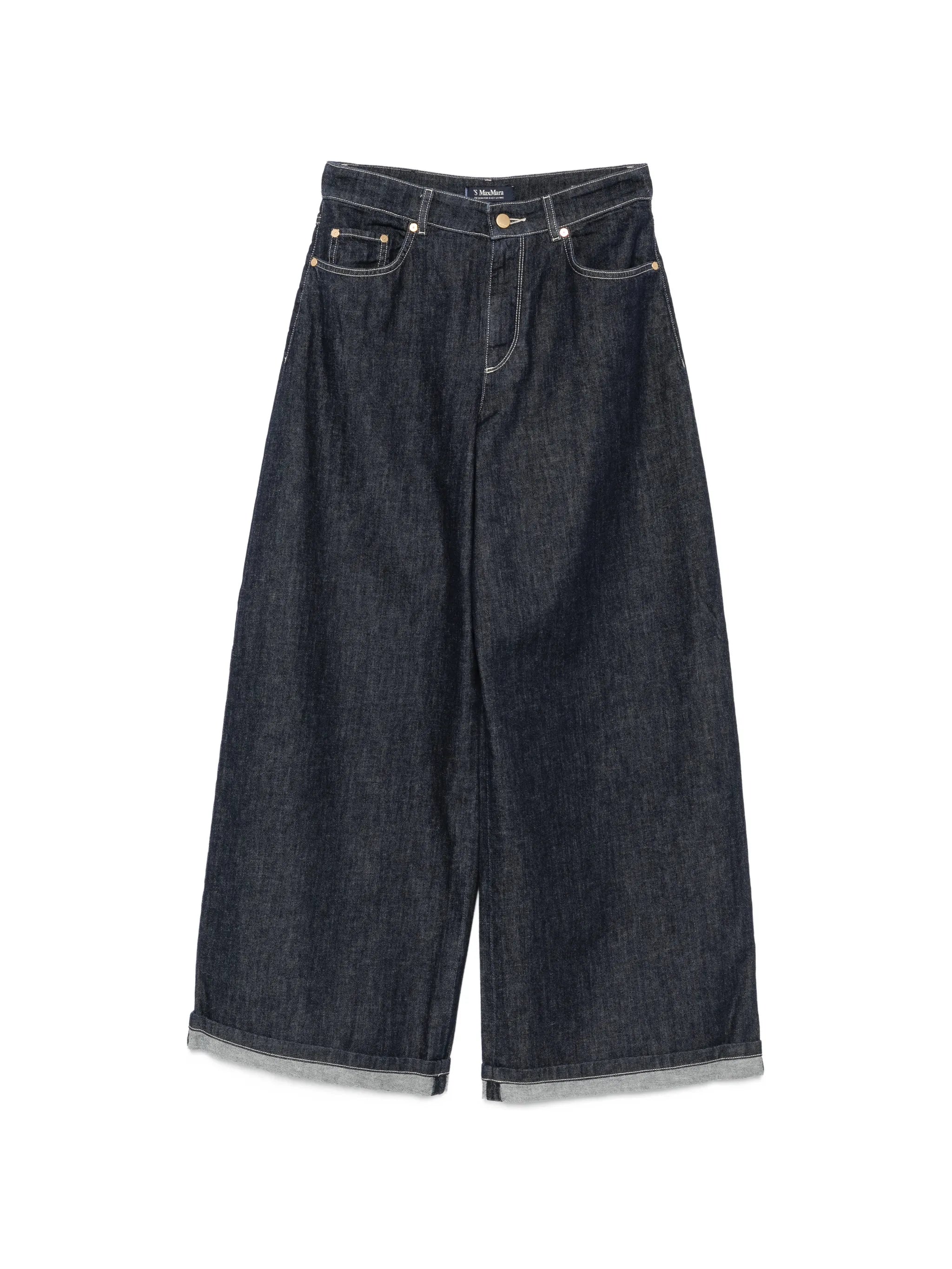 'S Max Mara 's Max Mara Wide-leg Turn-up Jeans
