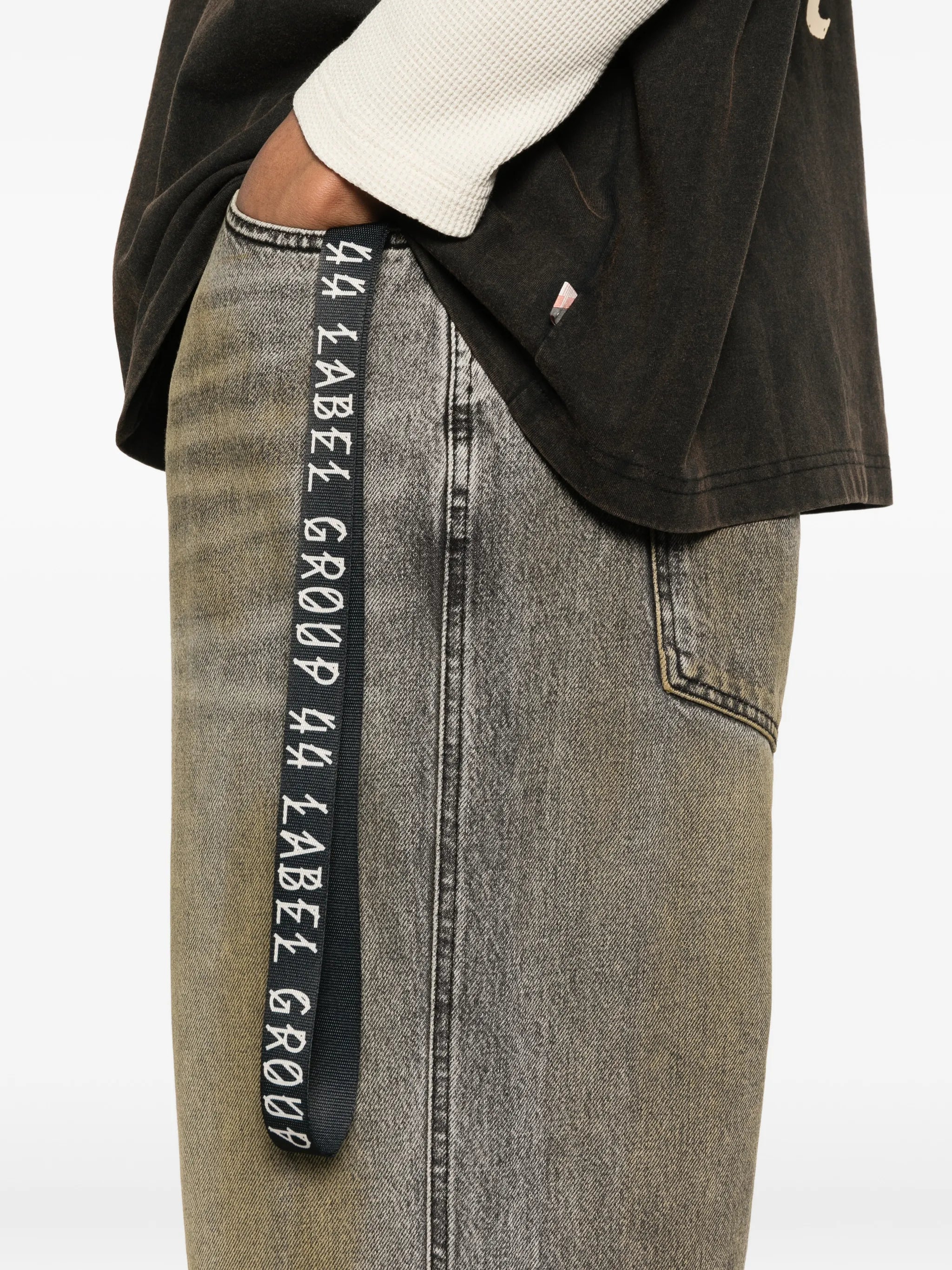 44 Label Group 44 Label Group Strap-detail Jeans, view 2