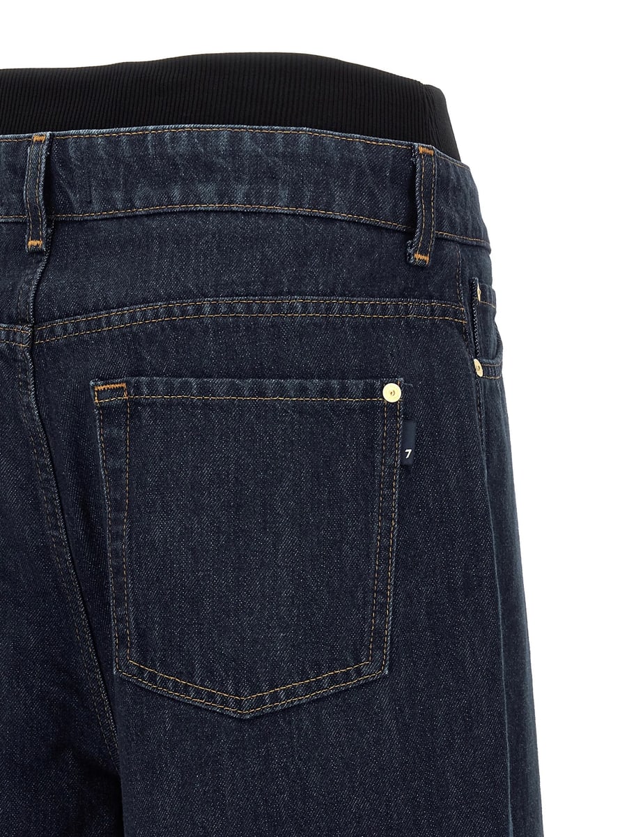 7 For All Mankind 7 For All Mankind Banded Slouchy Jeans, view 4