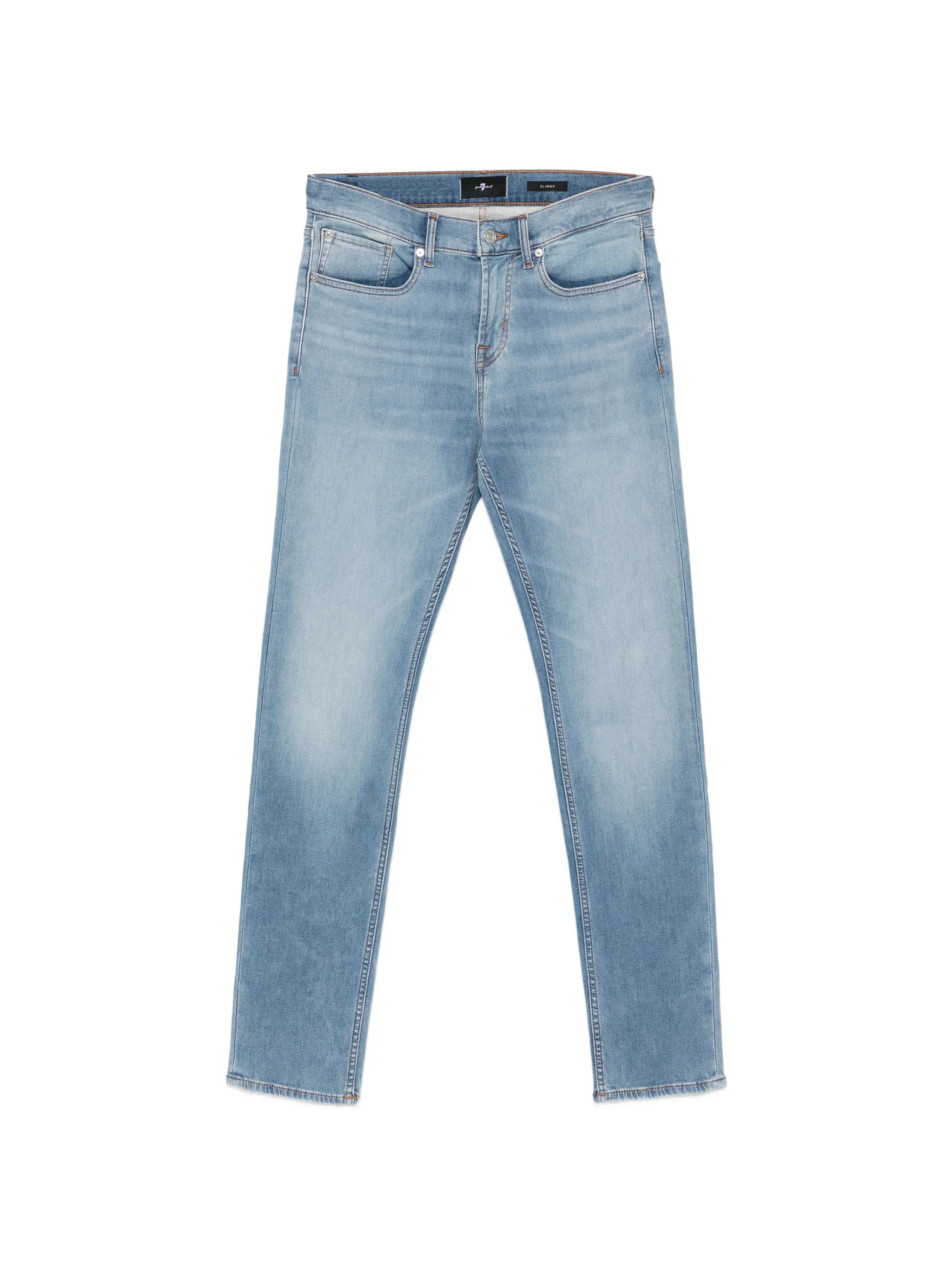7 For All Mankind 7 For All Mankind Belt-loop Faded Jeans