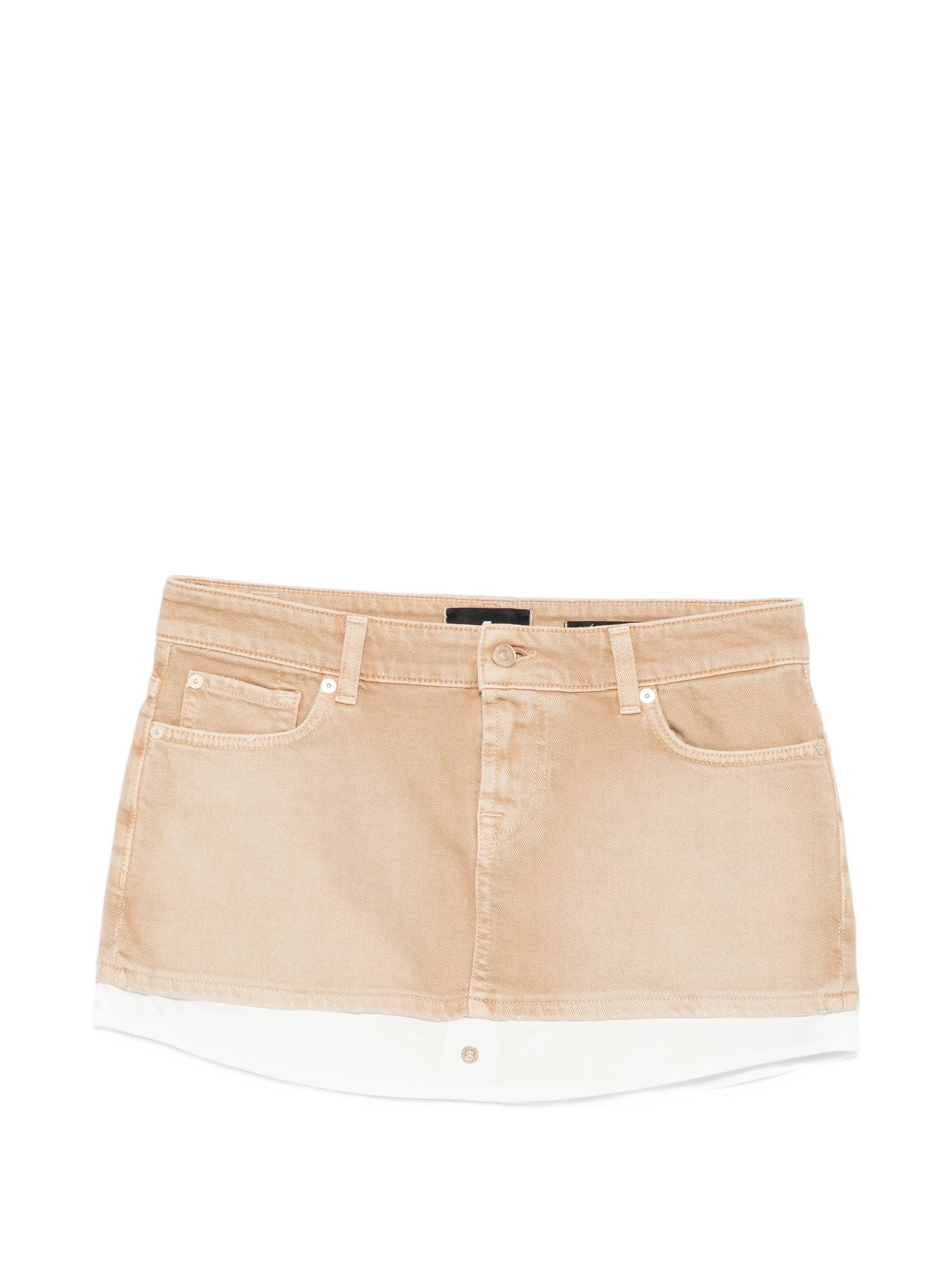7 For All Mankind 7 For All Mankind Button-fastening Mini Skirt