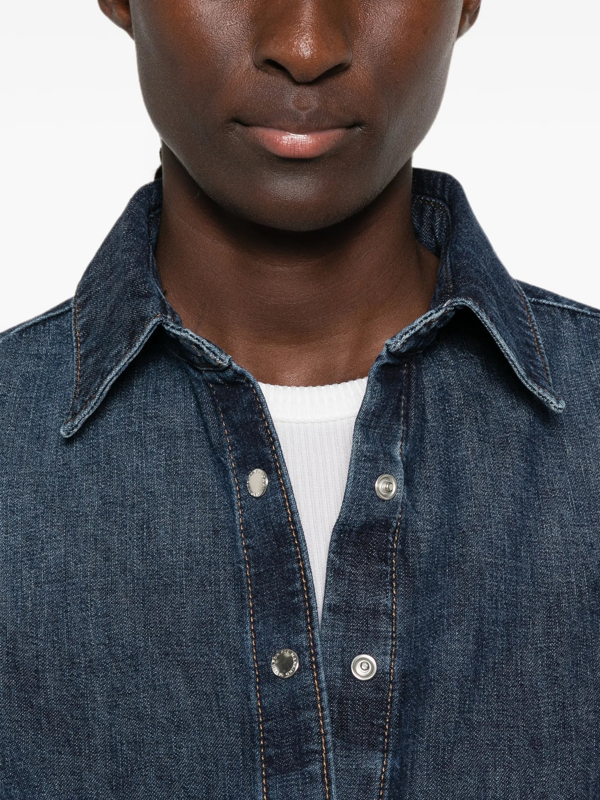7 For All Mankind 7 For All Mankind Button-up Denim Shirt, view 2