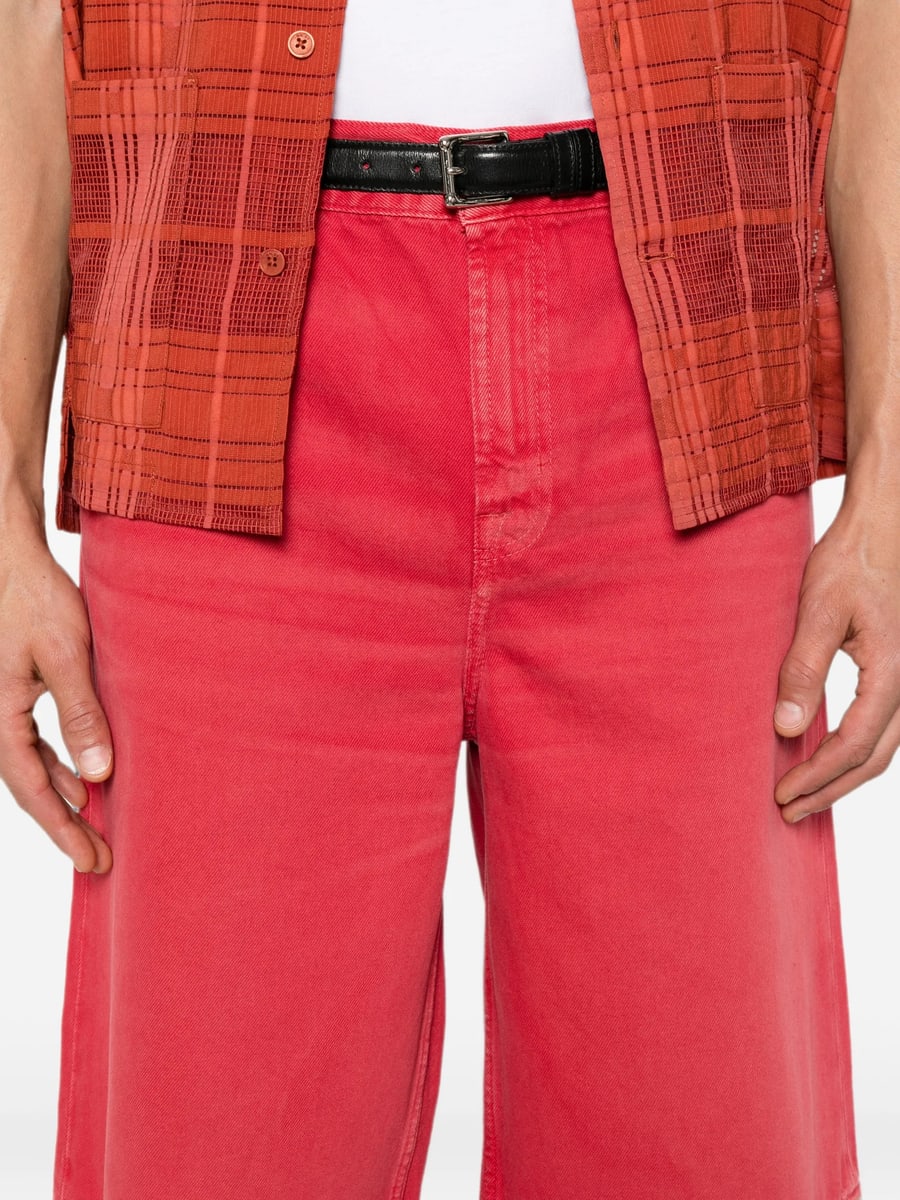 7 For All Mankind 7 For All Mankind Buttoned Denim Shorts, view 4