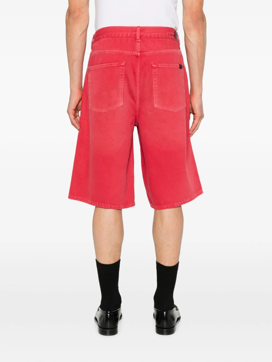 7 For All Mankind 7 For All Mankind Buttoned Denim Shorts, view 5