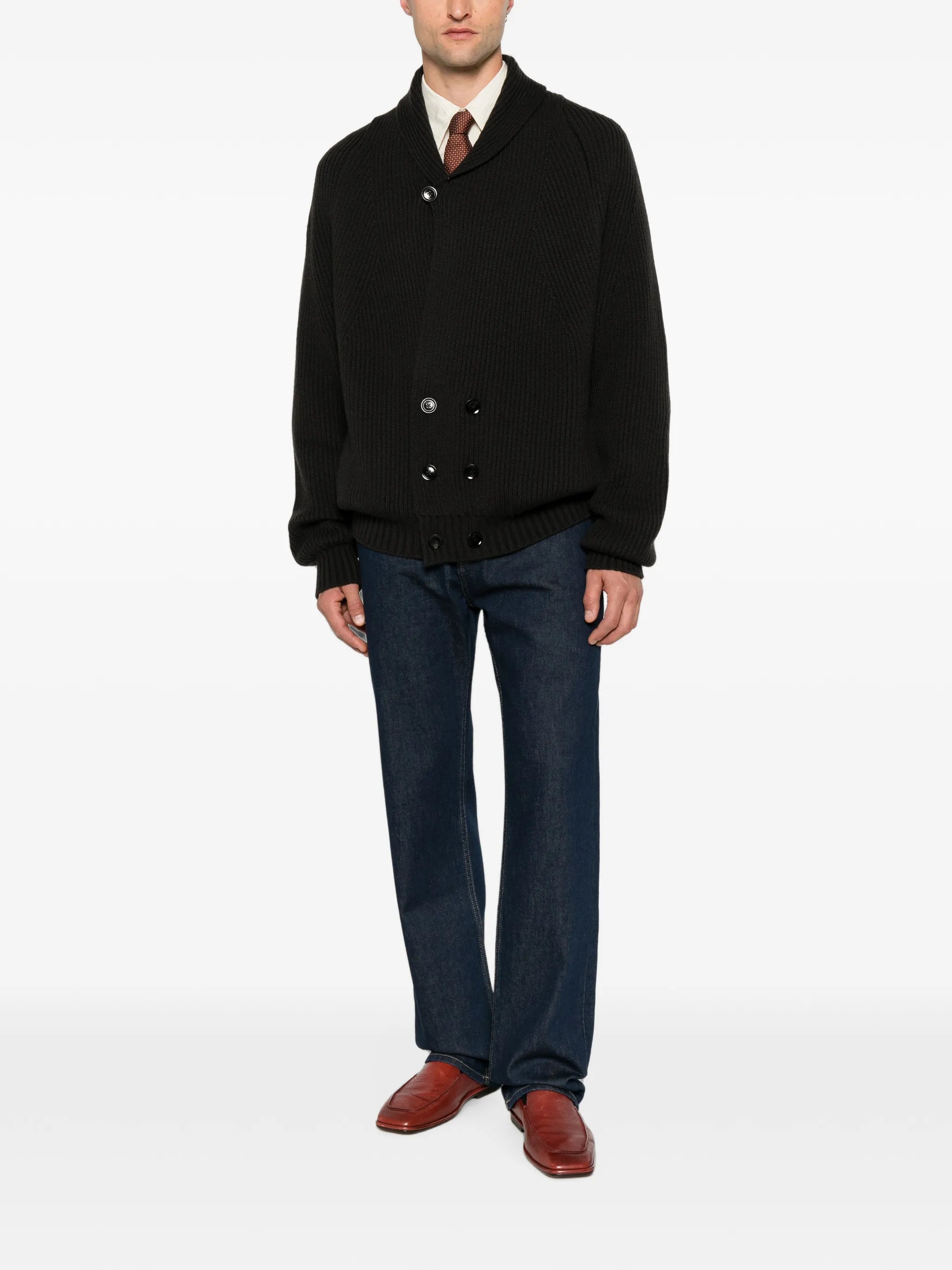 7 For All Mankind 7 For All Mankind Contrast-stitch Straight-leg Jeans, view 2