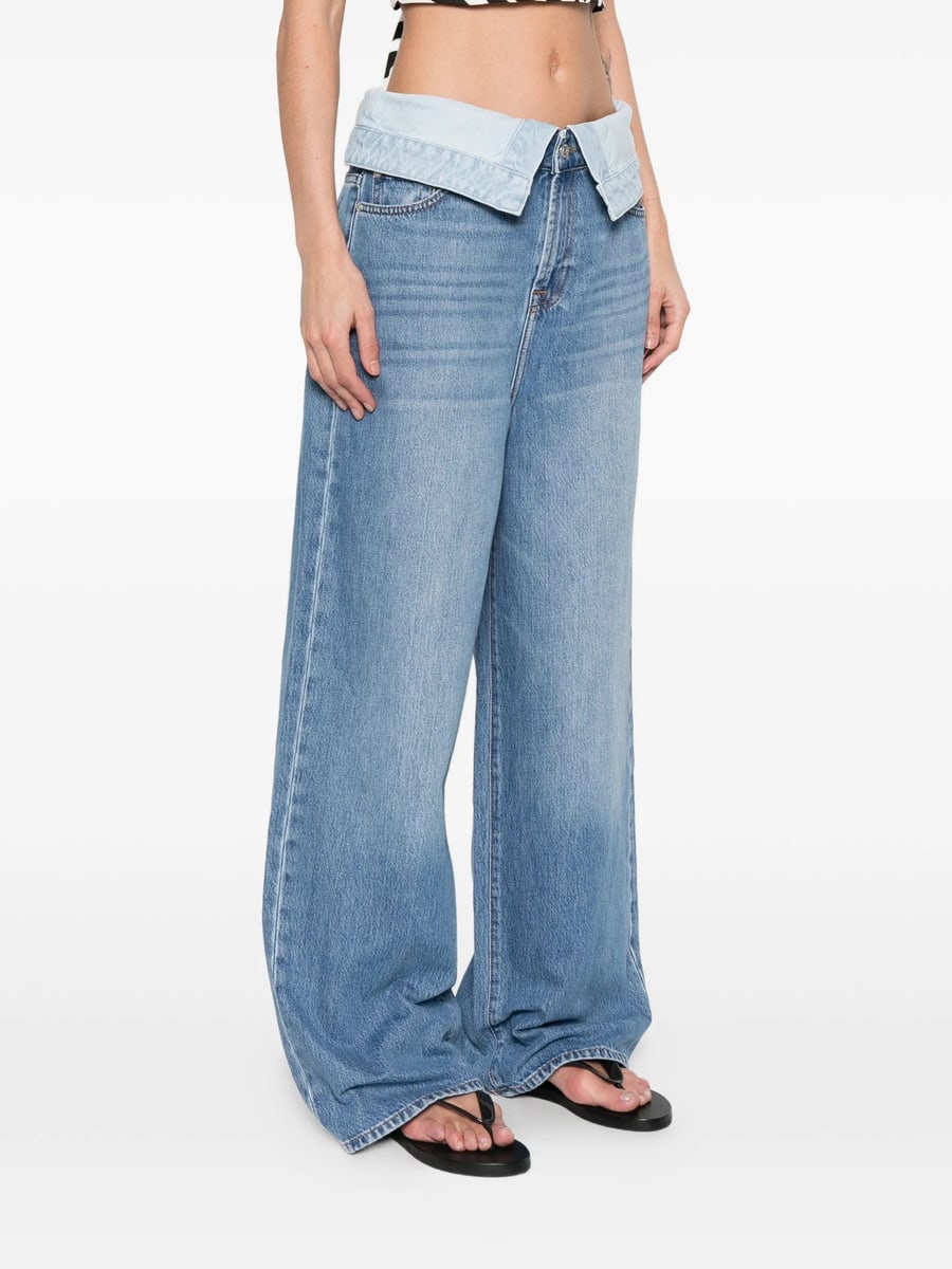 7 For All Mankind 7 For All Mankind Double-layer Jeans, view 4