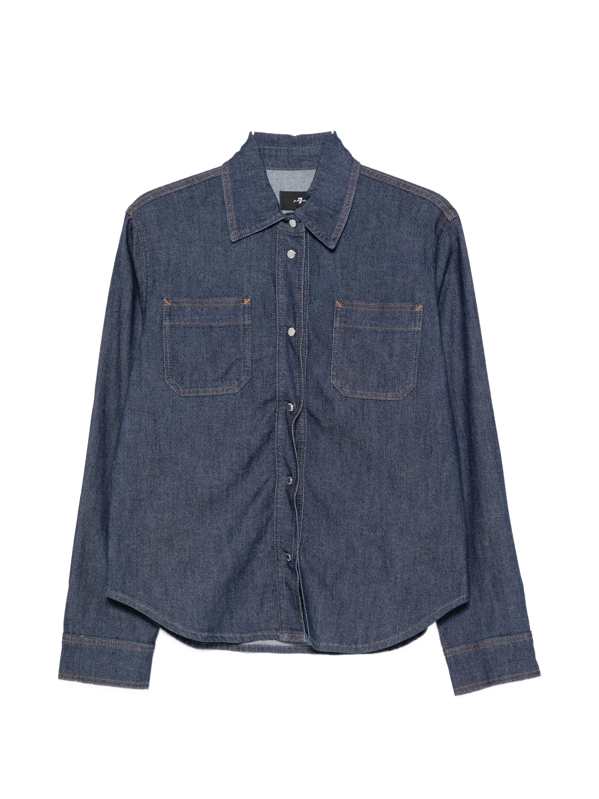 7 For All Mankind 7 For All Mankind Halona Classic Denim Shirt