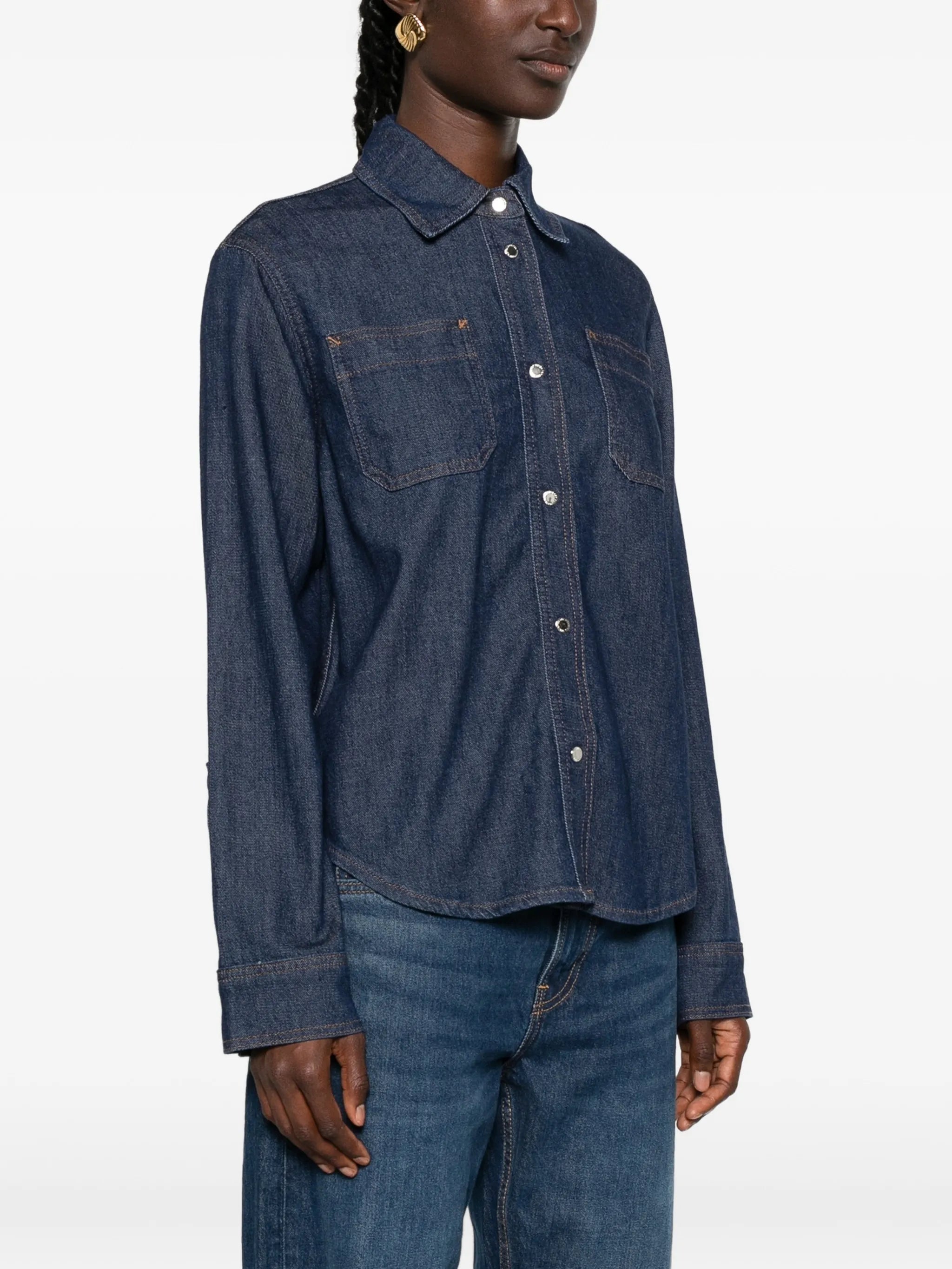 7 For All Mankind 7 For All Mankind Halona Classic Denim Shirt, view 2