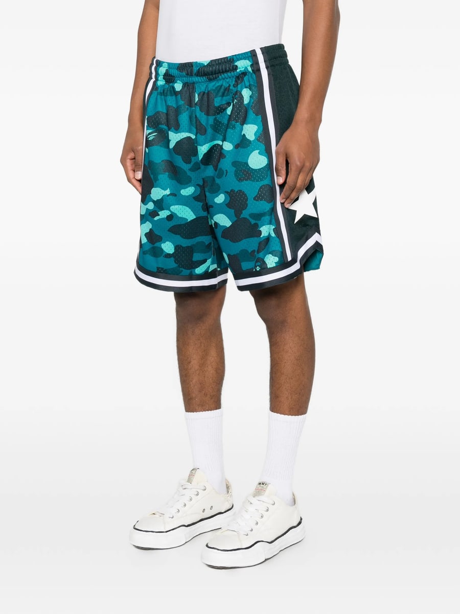 A Bathing Ape A Bathing Ape ABC Camo Sta Shorts, view 4