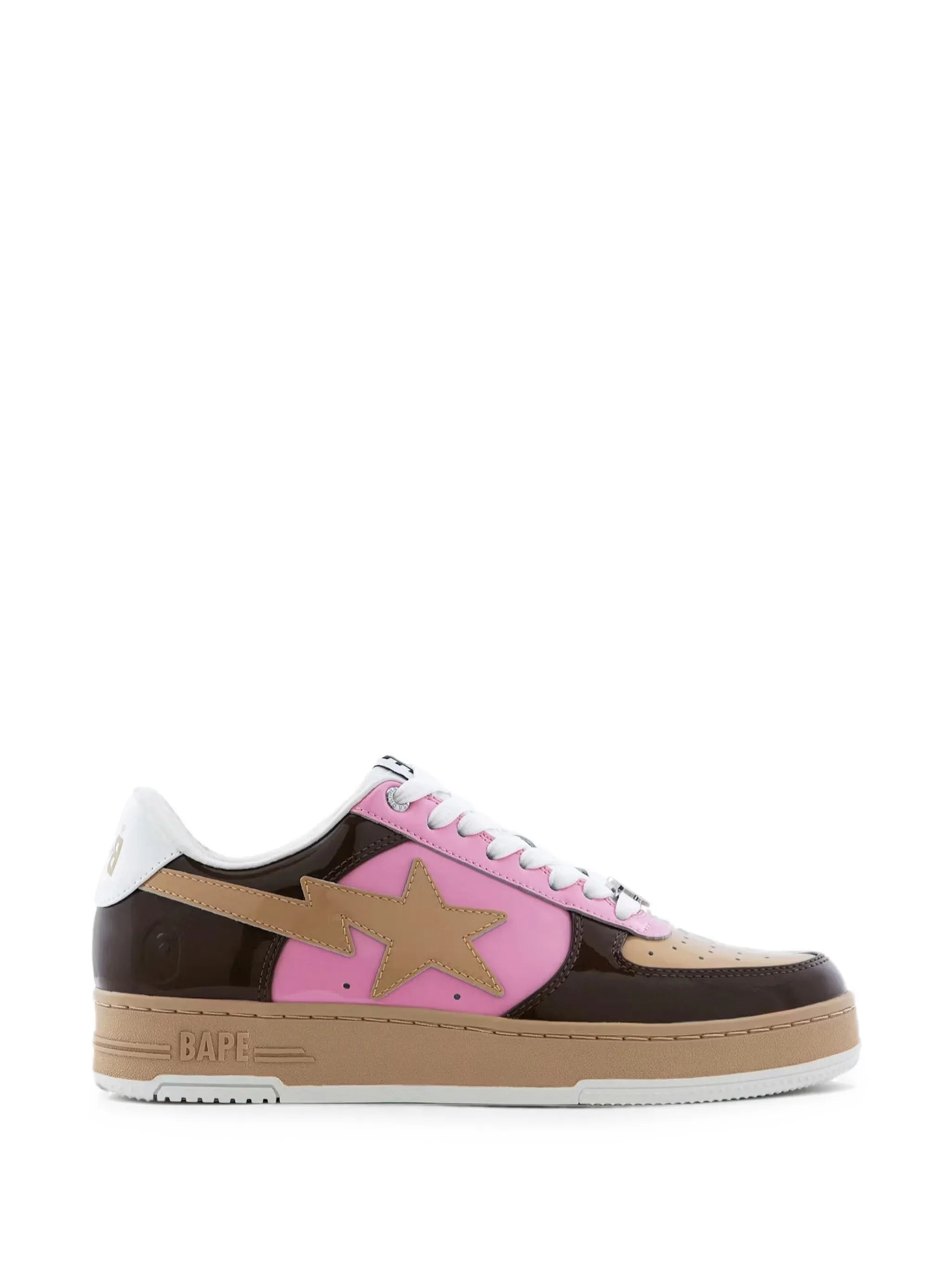 A Bathing Ape A Bathing Ape Bape Sta Leather Sneakers