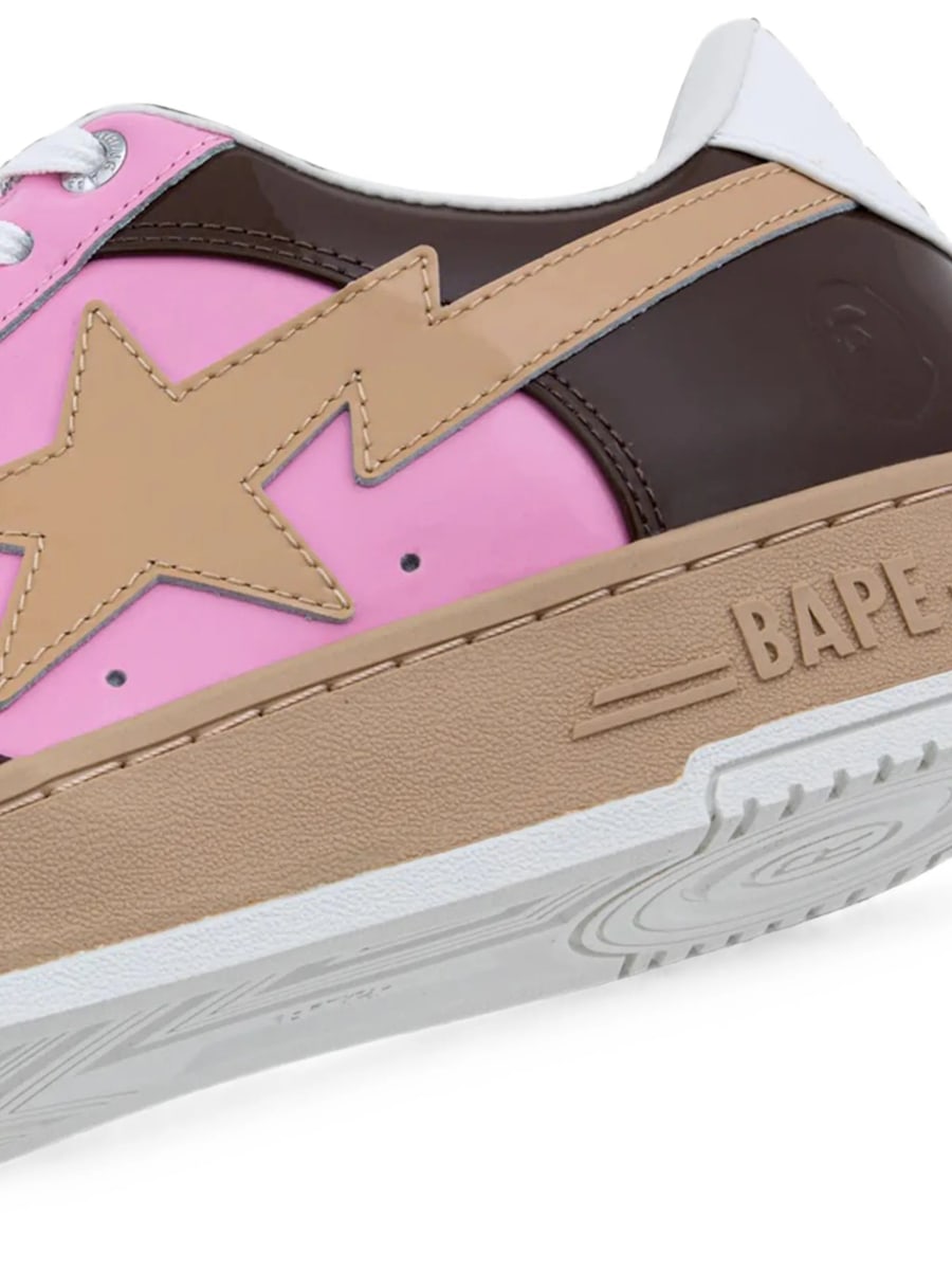 A Bathing Ape A Bathing Ape Bape Sta Leather Sneakers, view 2