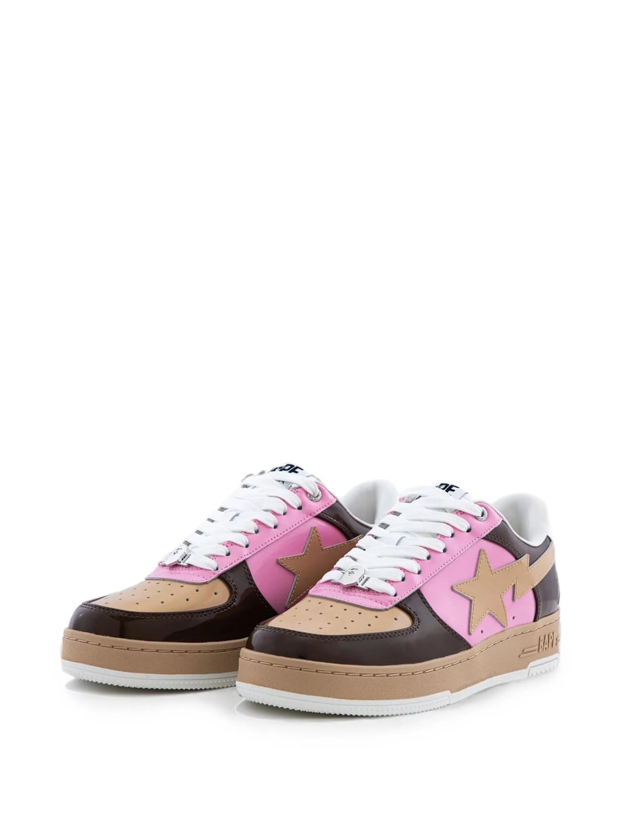 A Bathing Ape A Bathing Ape Bape Sta Leather Sneakers, view 3