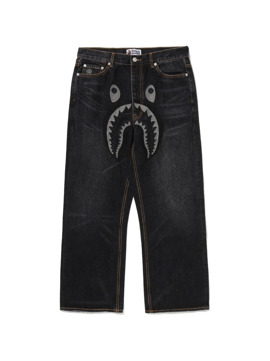 A Bathing Ape A Bathing Ape Shark-appliqué Jeans