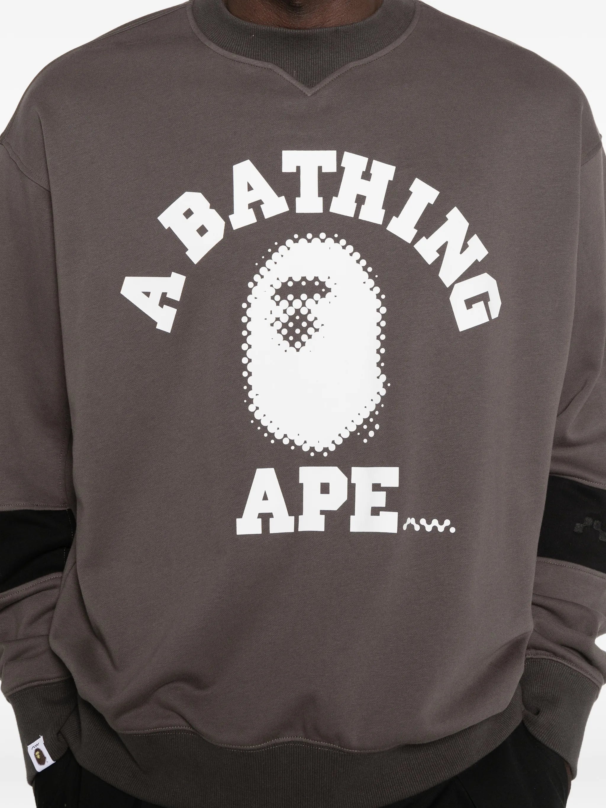 A Bathing Ape A Bathing Ape X Kazuki Kuraish College Logo-print Sweatshirt, view 2