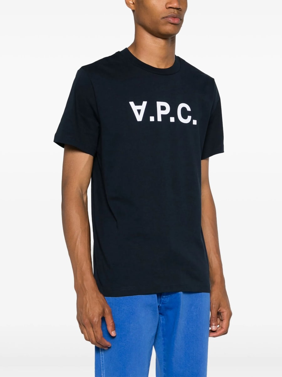 A.P.C. A.p.c. COHBMM26384 TIQ DARK NAVY ECRU, view 6
