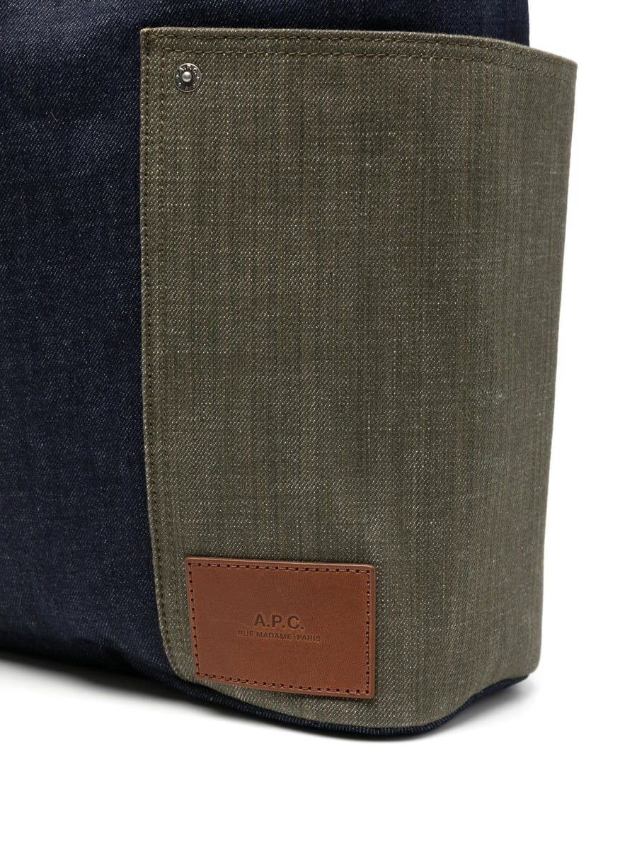 A.P.C. A.p.c. Denim Tote Bag, view 4