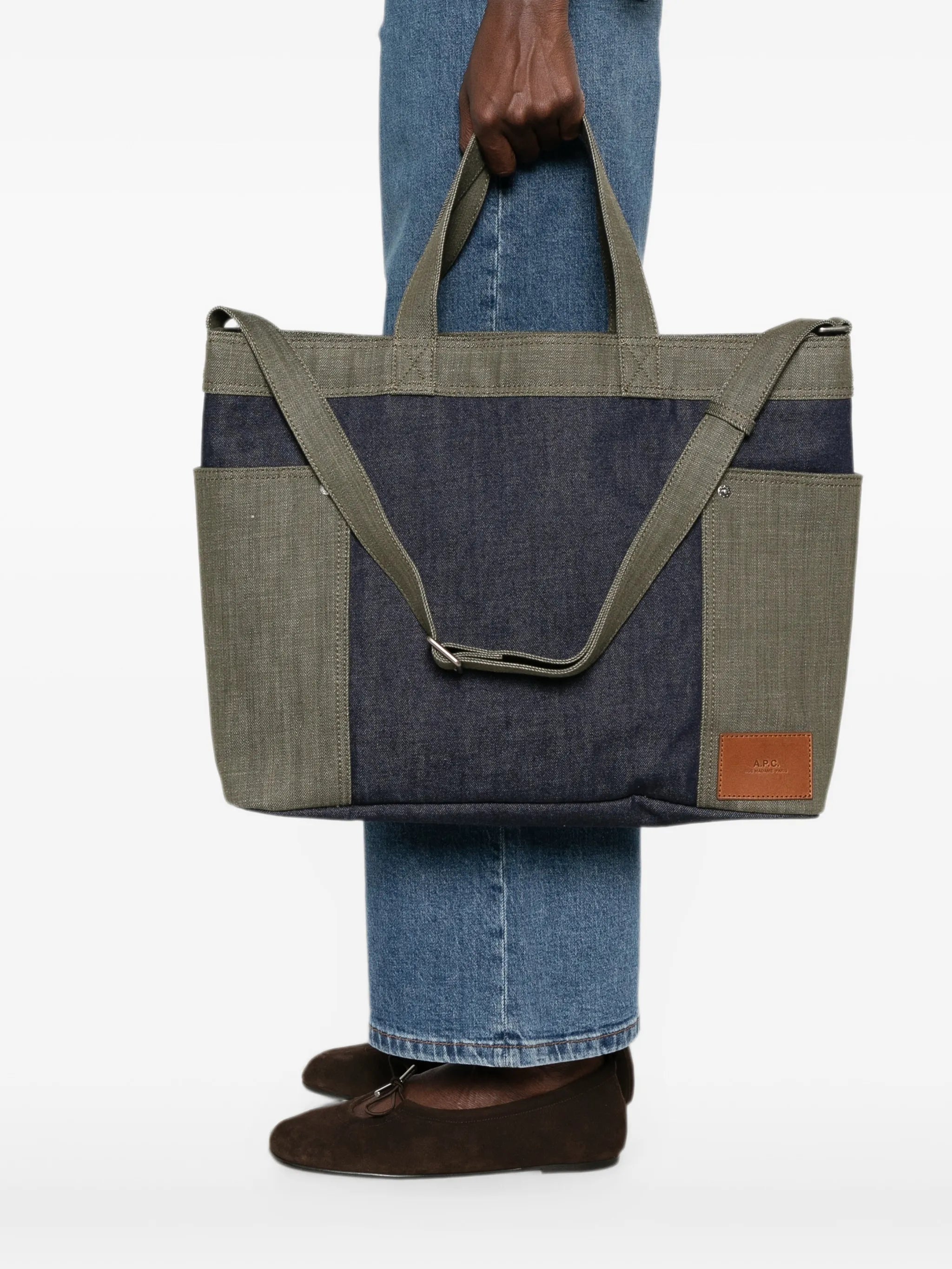 A.P.C. A.p.c. Denim Tote Bag, view 2