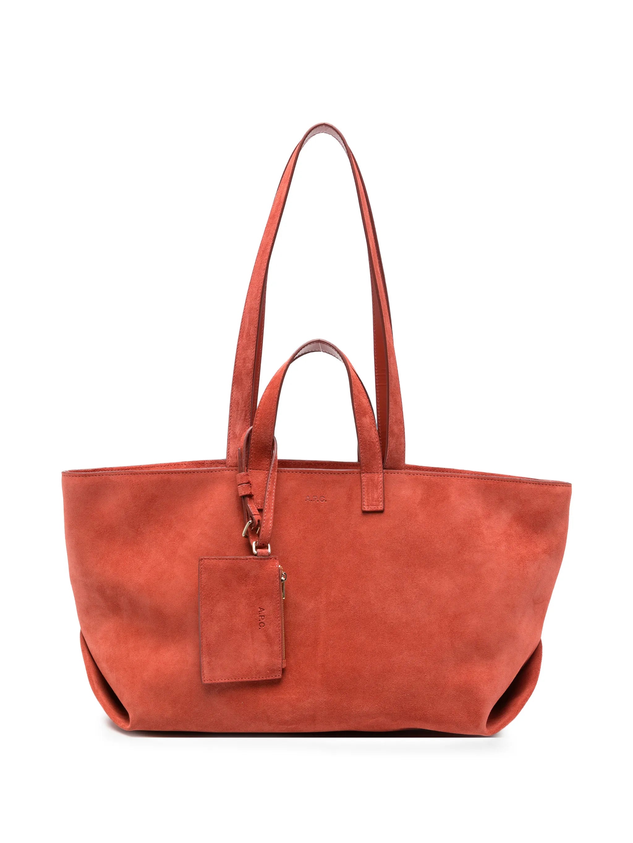 A.P.C. A.p.c. Drummer Suede Tote Bag