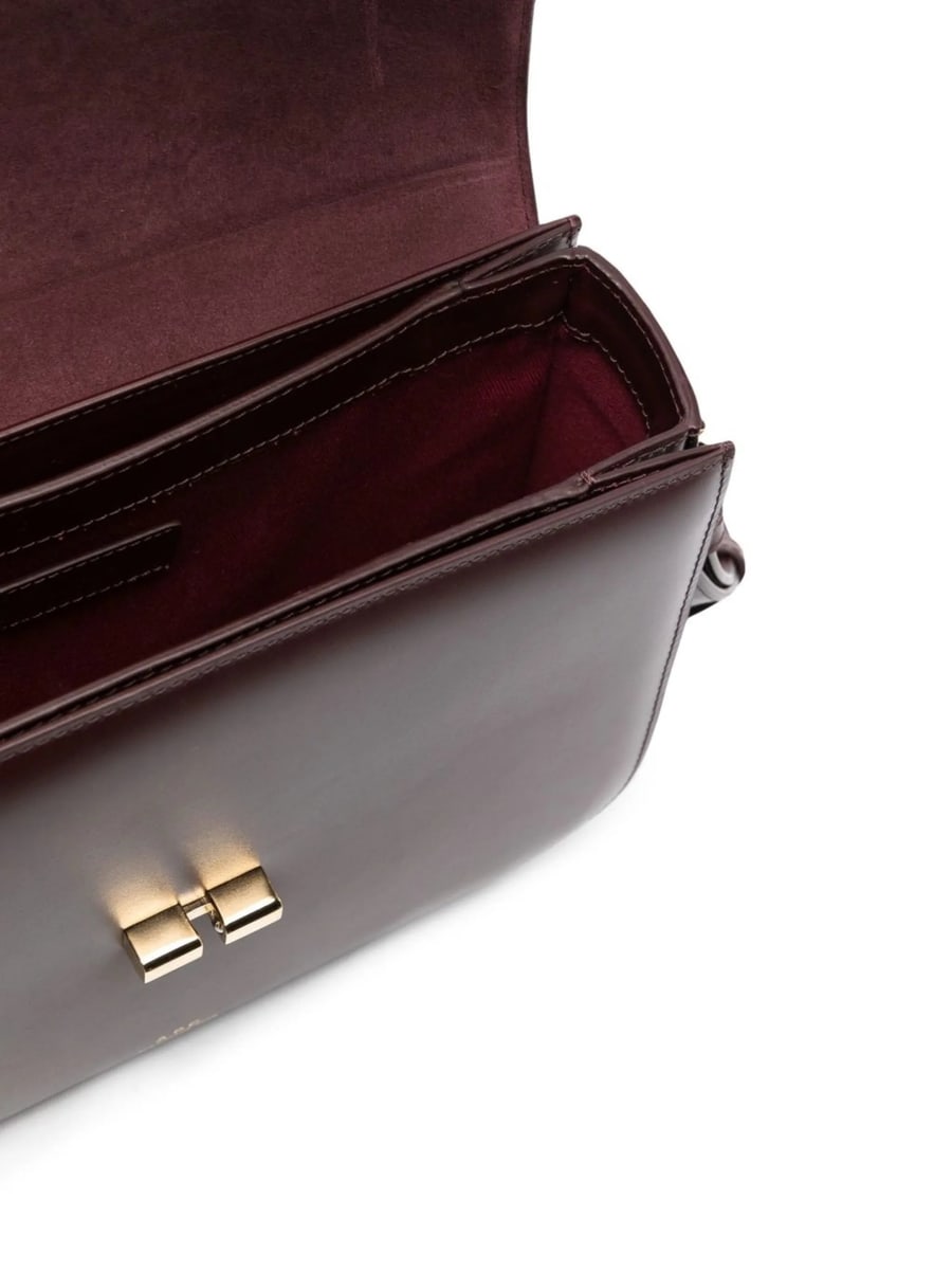 A.P.C. A.p.c. Grace Leather Shoulder Bag, view 2