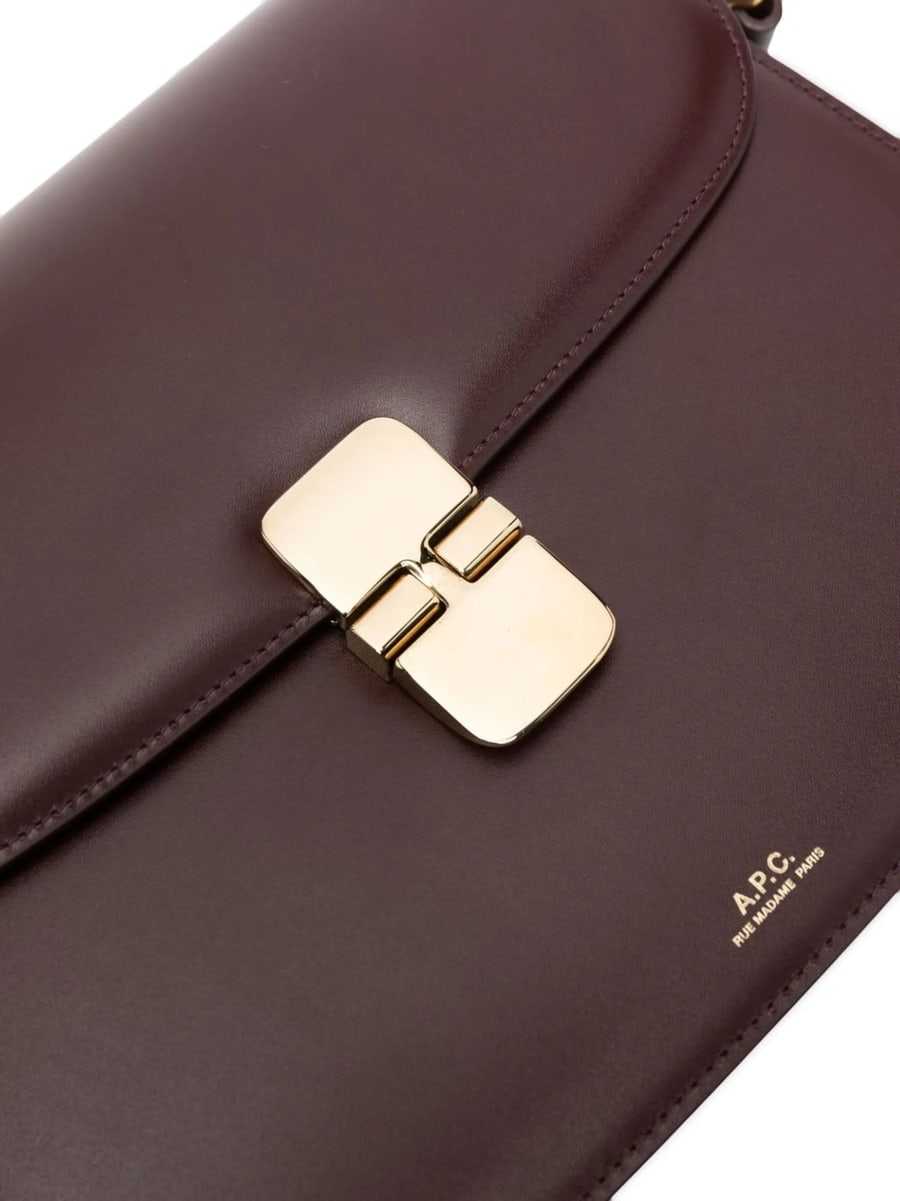 A.P.C. A.p.c. Grace Leather Shoulder Bag, view 3