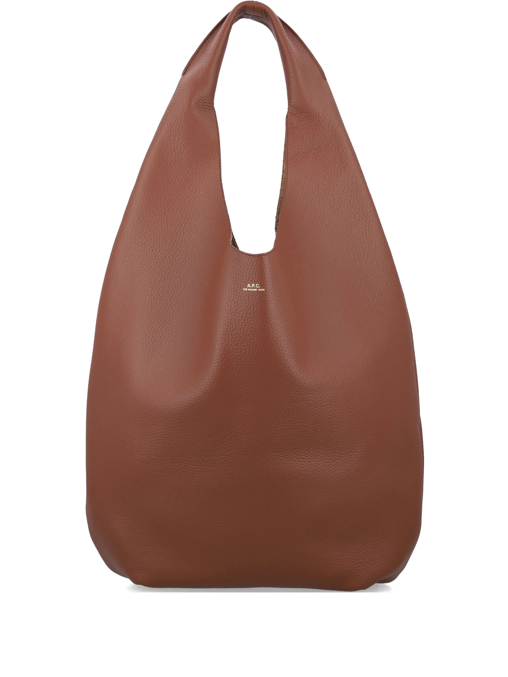 A.P.C. A.p.c. Grained Leather Shoulder Bag