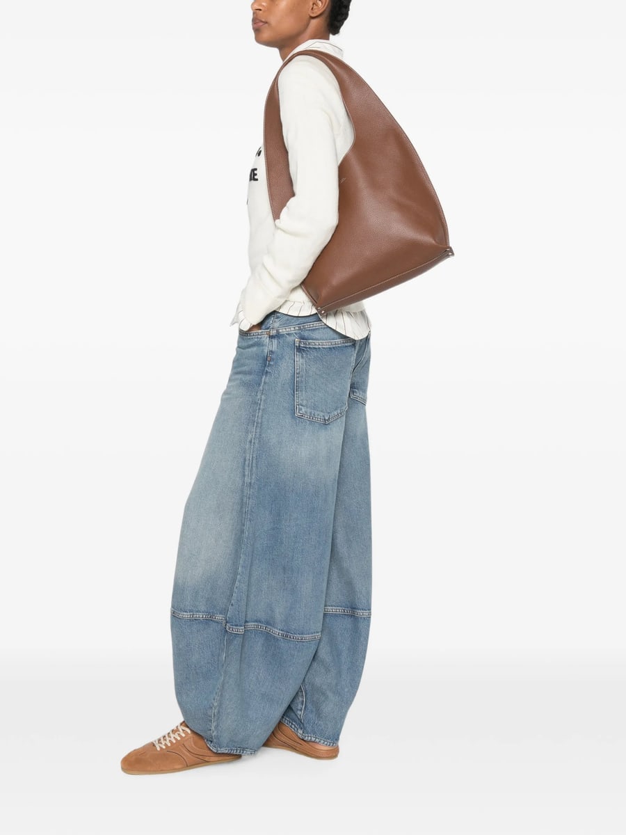 A.P.C. A.p.c. Grained-leather Shoulder Bag, view 4