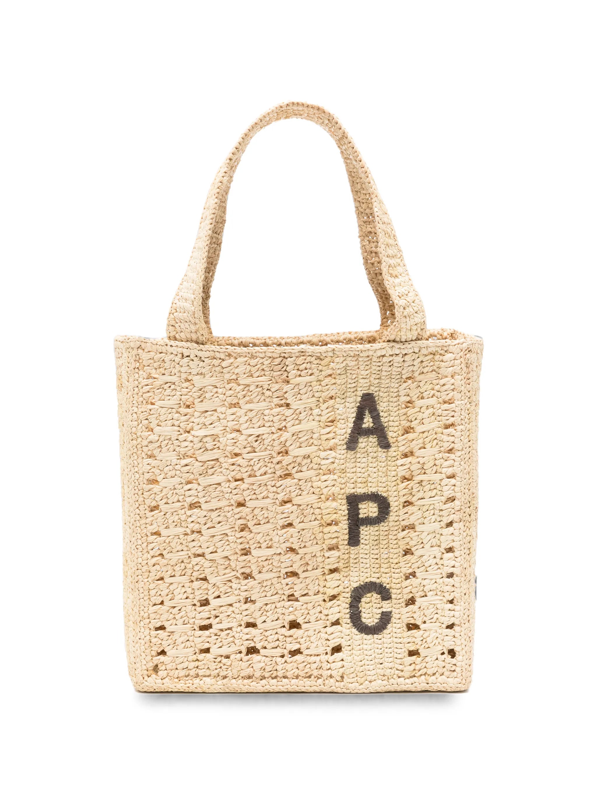 A.P.C. A.p.c. June Logo-embroidered Woven Tote Bag