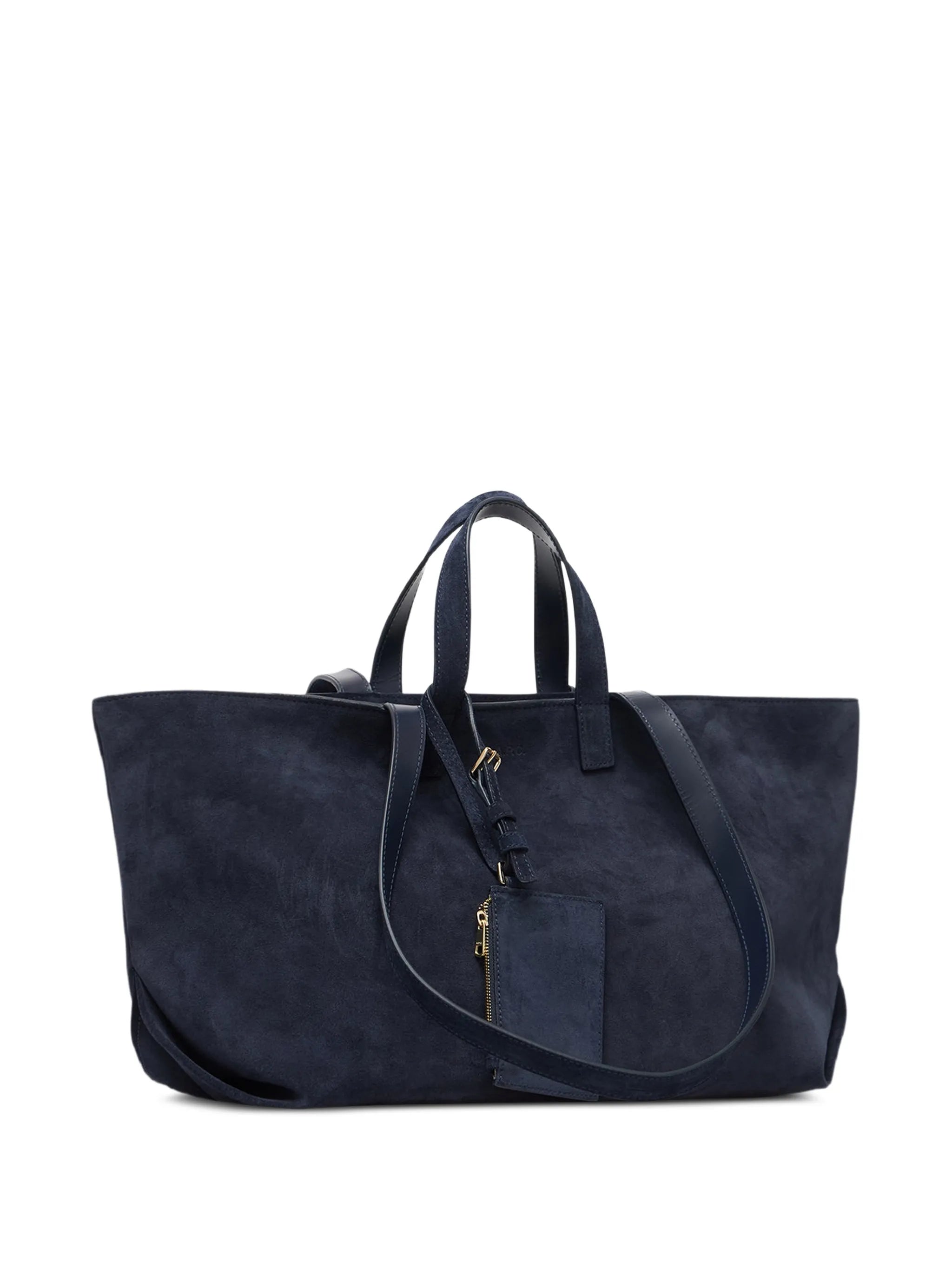 A.P.C. A.p.c. Le Drummer Suede Shoulder Bag