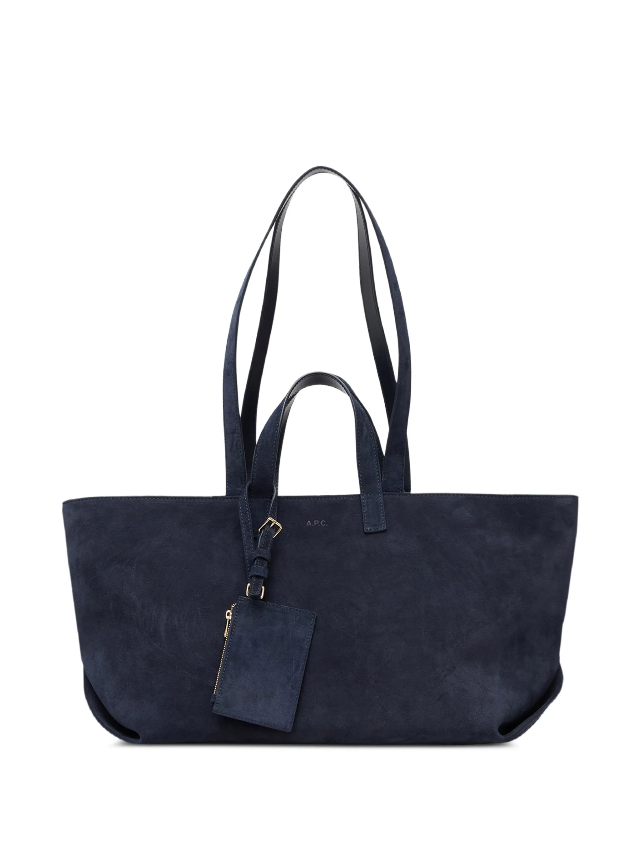 A.P.C. A.p.c. Le Drummer Suede Shoulder Bag, view 2