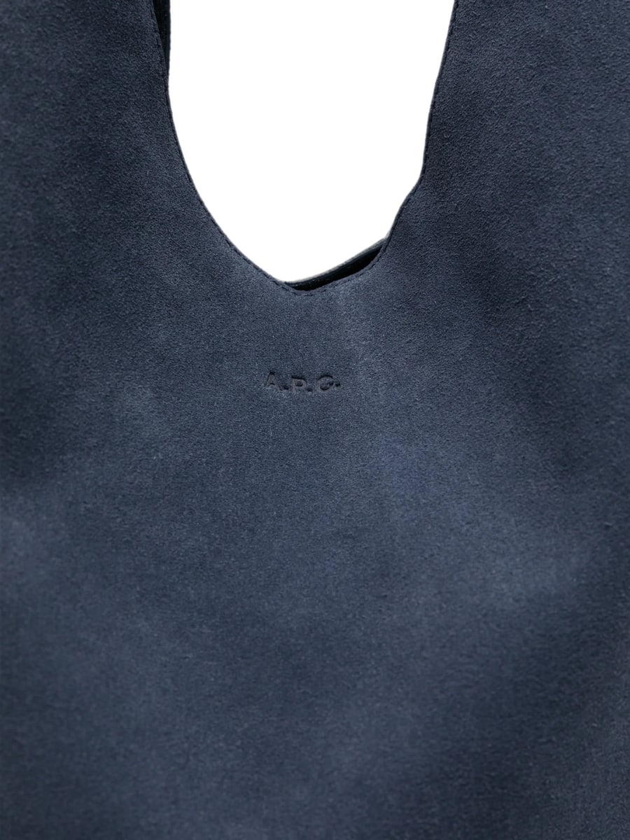 A.P.C. A.p.c. Le Neige Suede Shoulder Bag, view 4