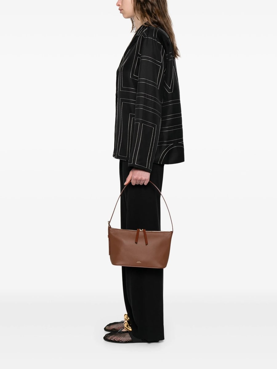 A.P.C. A.p.c. Leather Shoulder Bag, view 2