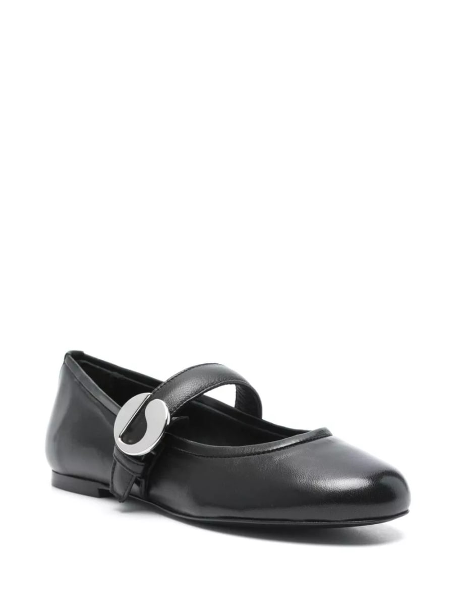 Coperni Ballerine in pelle, view 3