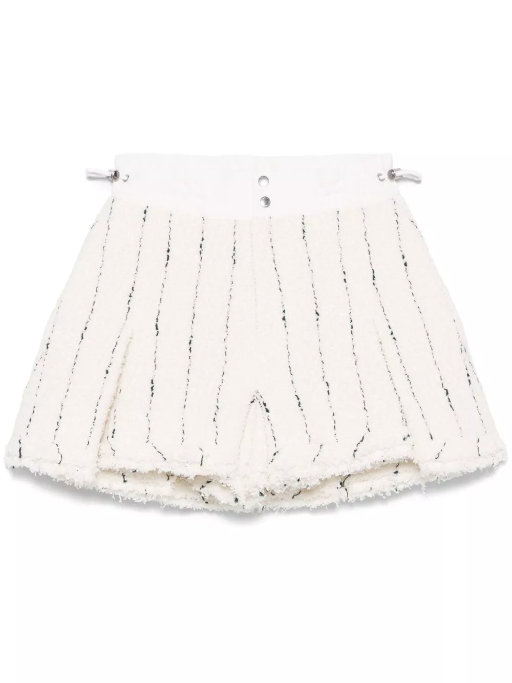 Sacai Pantaloni corti in tweed