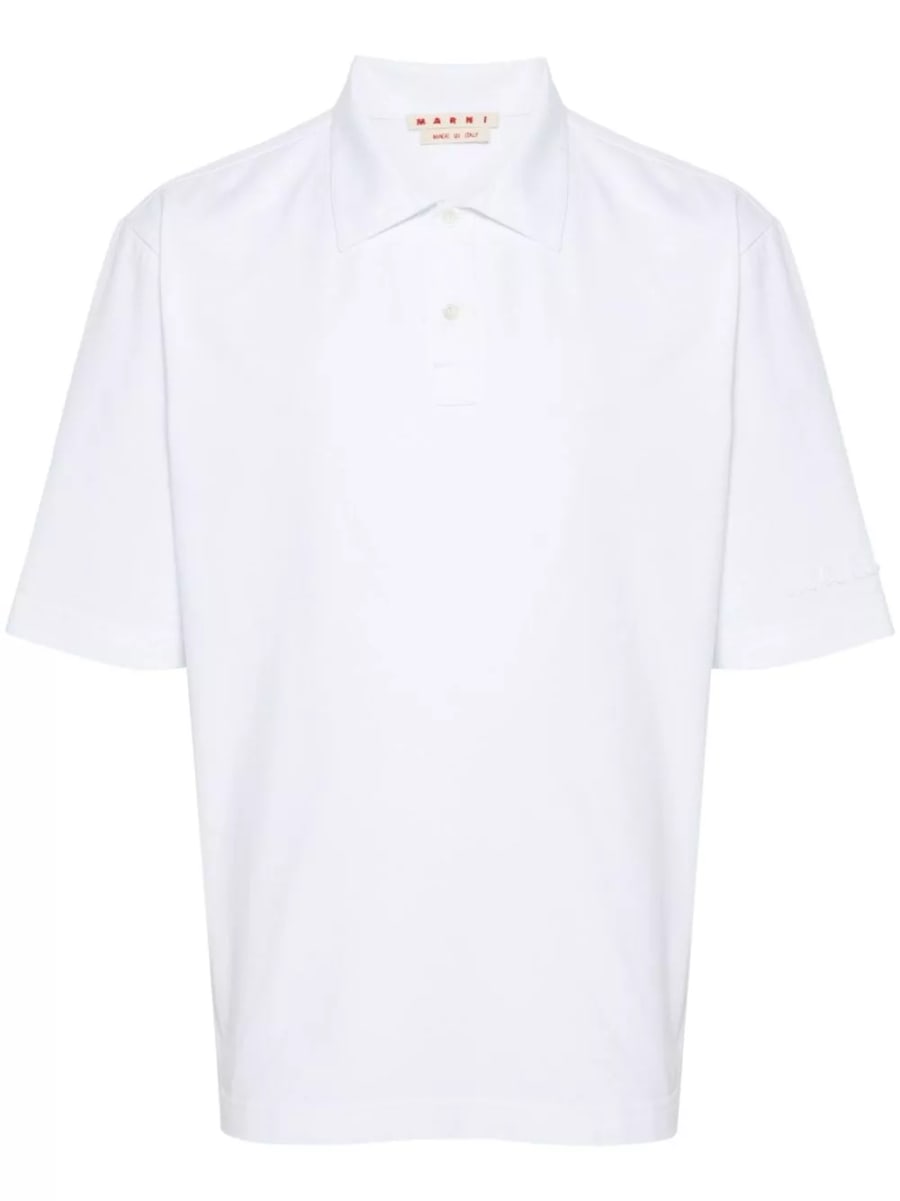 Marni Polo in cotone con logo