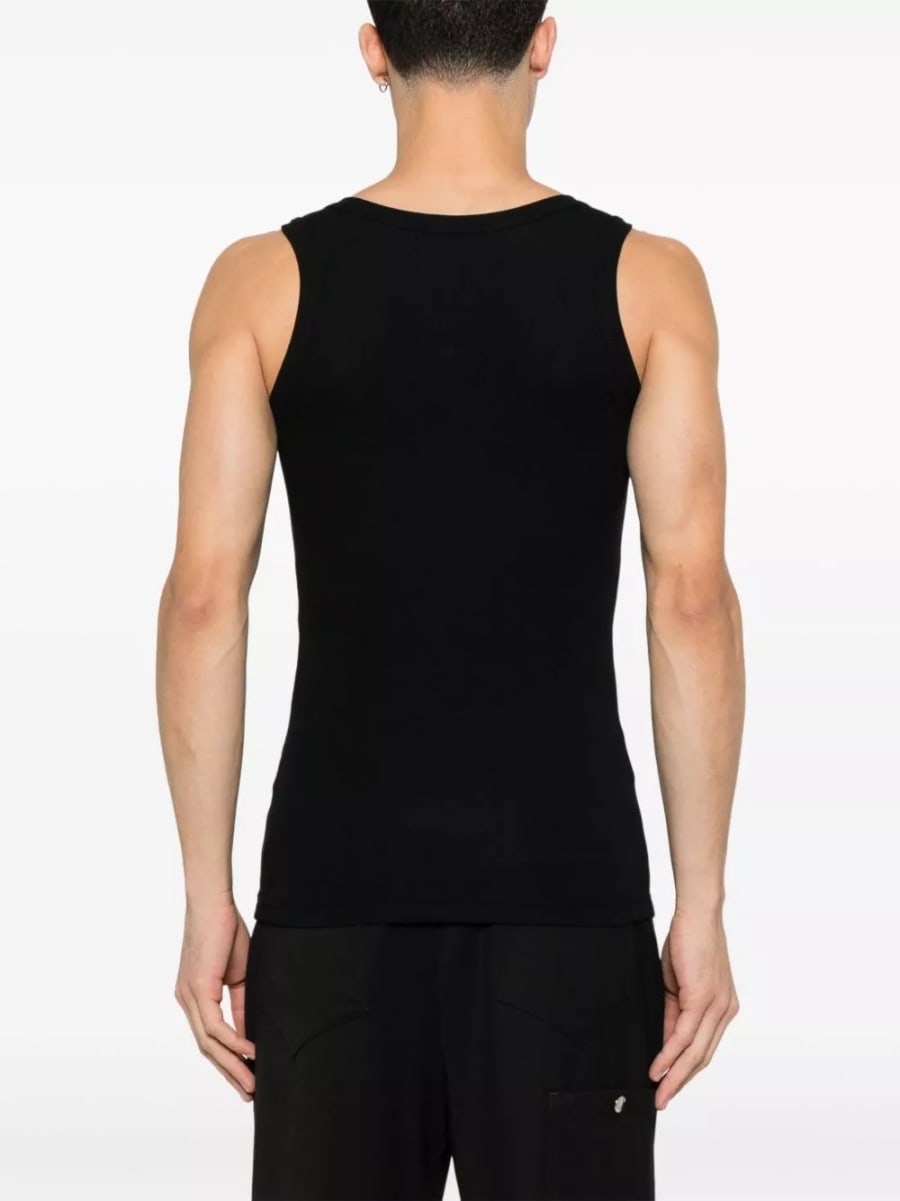 Alexander McQueen Top Skull in cotone, view 3