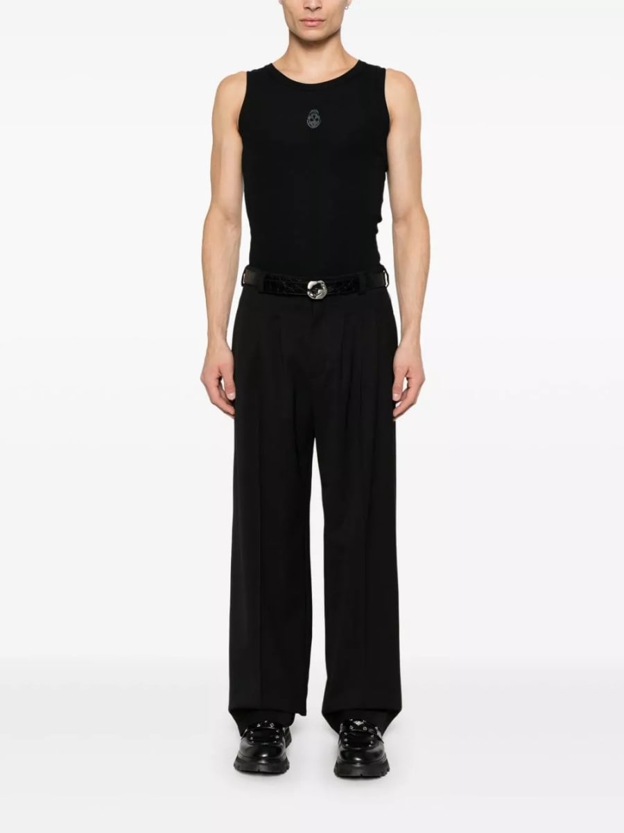 Alexander McQueen Top Skull in cotone, view 4
