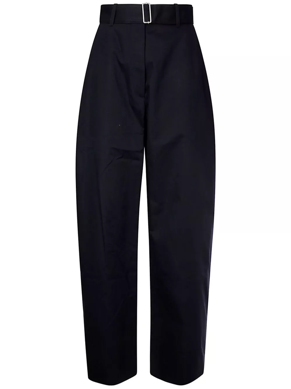 Studio nicholson Pantaloni in cotone a gamba rotonda