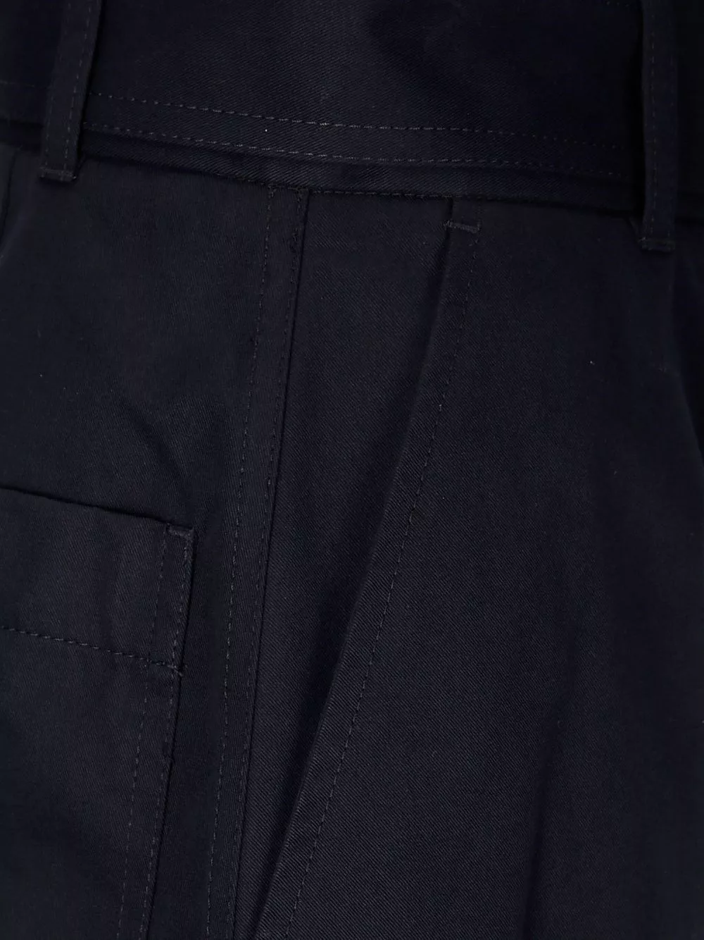 Studio nicholson Pantaloni in cotone a gamba rotonda, view 2