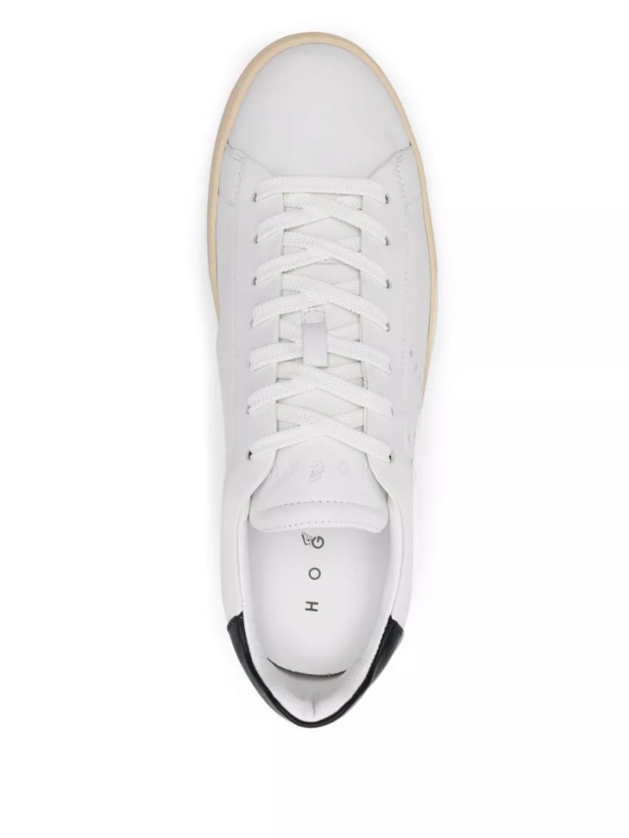 Hogan Sneaker H672 in pelle, view 4