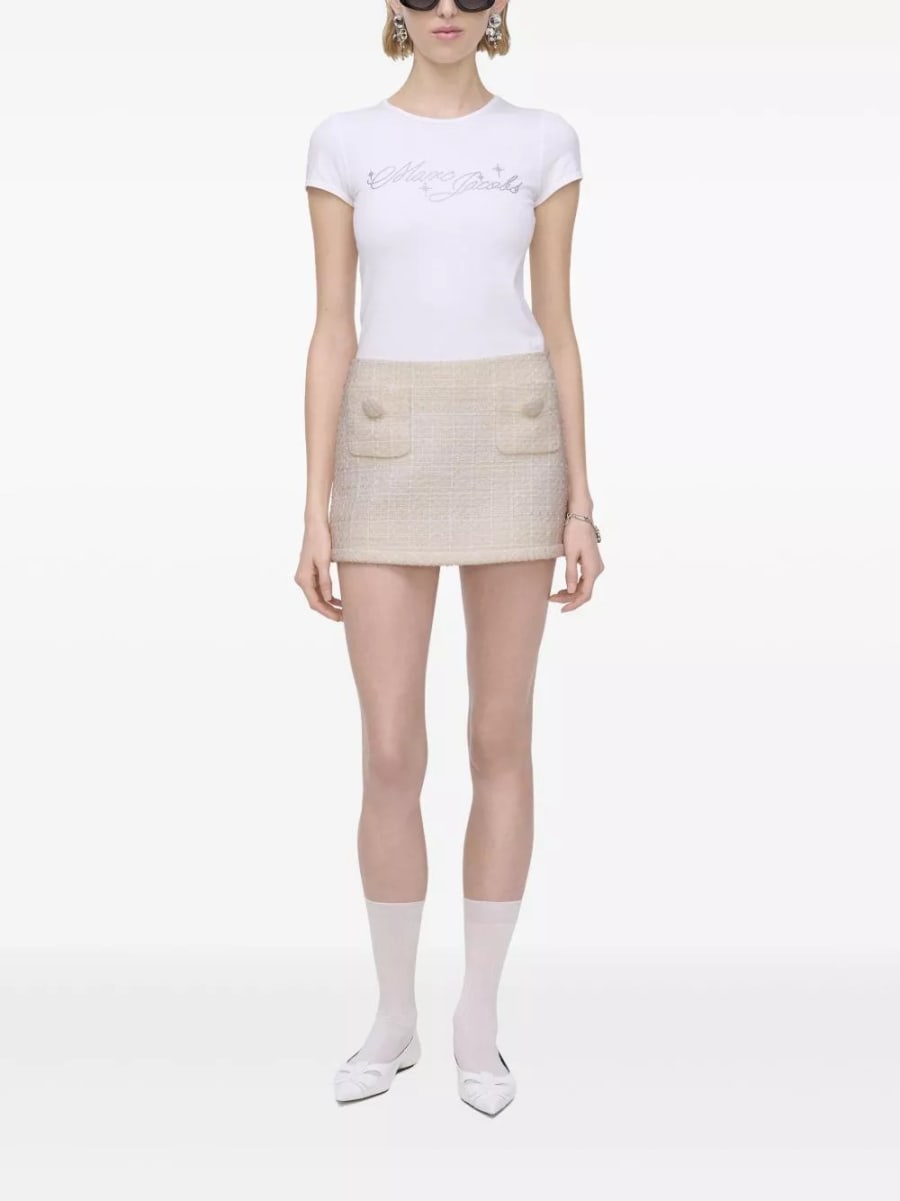 Marc Jacobs Gonna mini in tweed, view 2