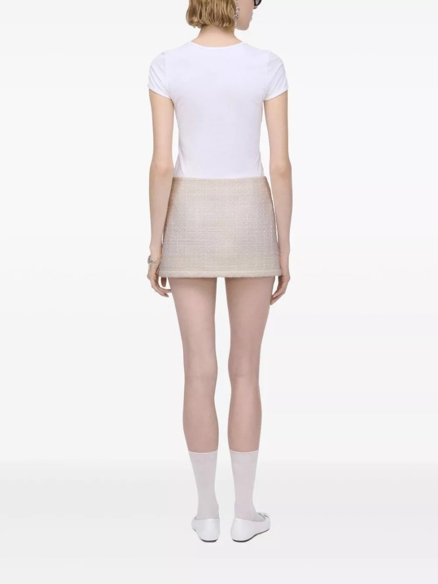 Marc Jacobs Gonna mini in tweed, view 3