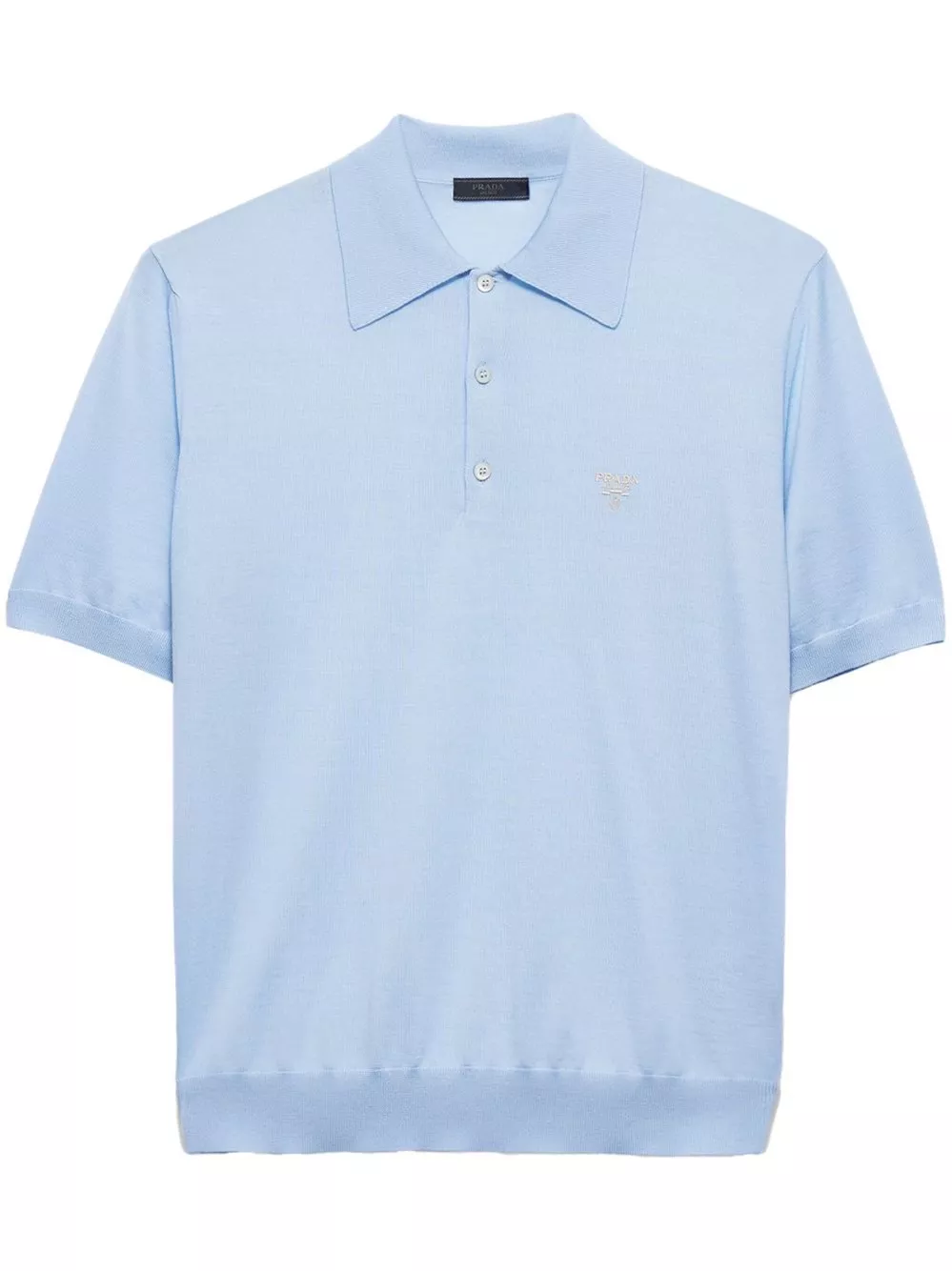 Prada Polo in lana con logo