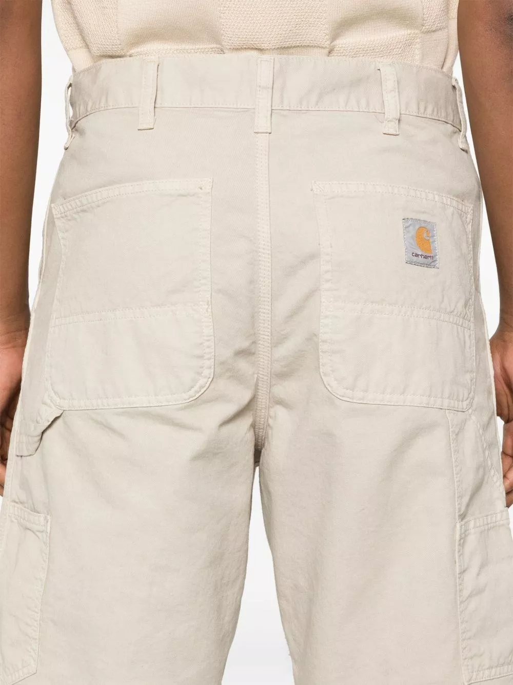 Carhartt WIP Pantaloni corti in cotone a ginocchio singolo, view 2