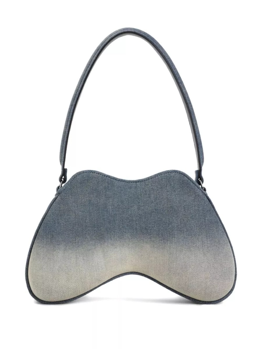 Diesel Borsa Double-D in denim, view 2