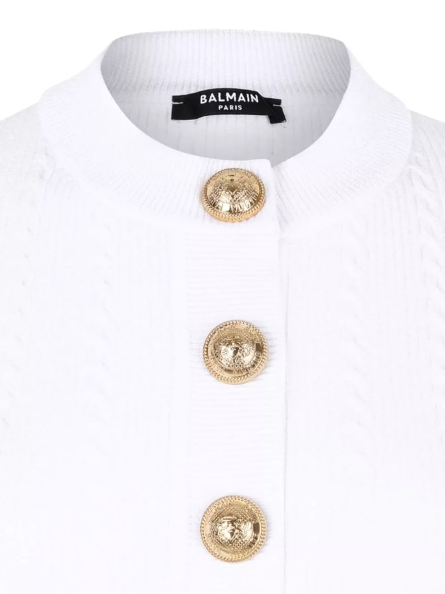 Balmain Cardigan a girocollo, view 2