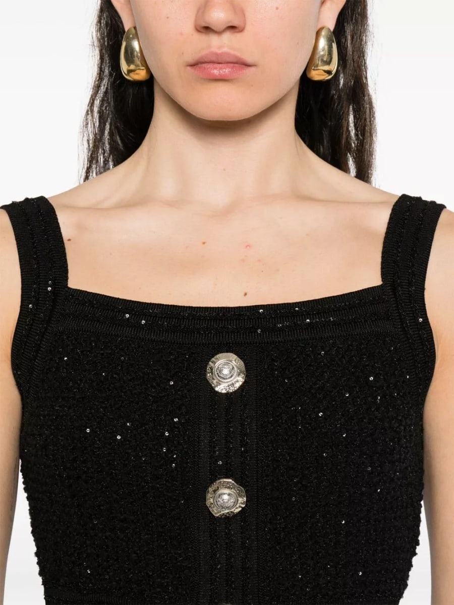 Balmain Top in Tweed, view 2