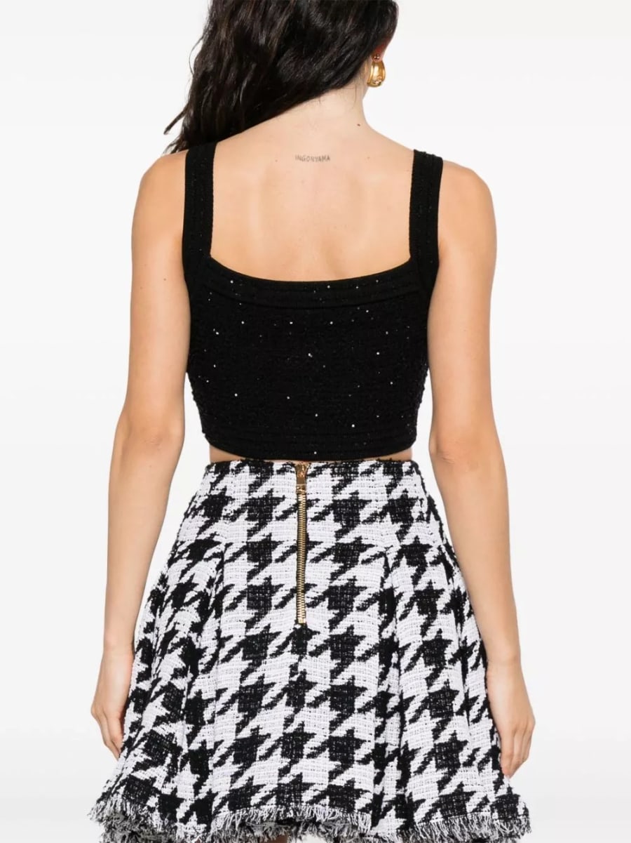 Balmain Top in Tweed, view 3