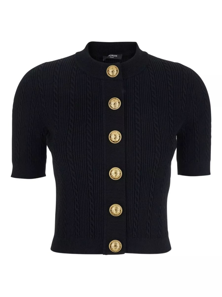 Balmain Cardigan a girocollo