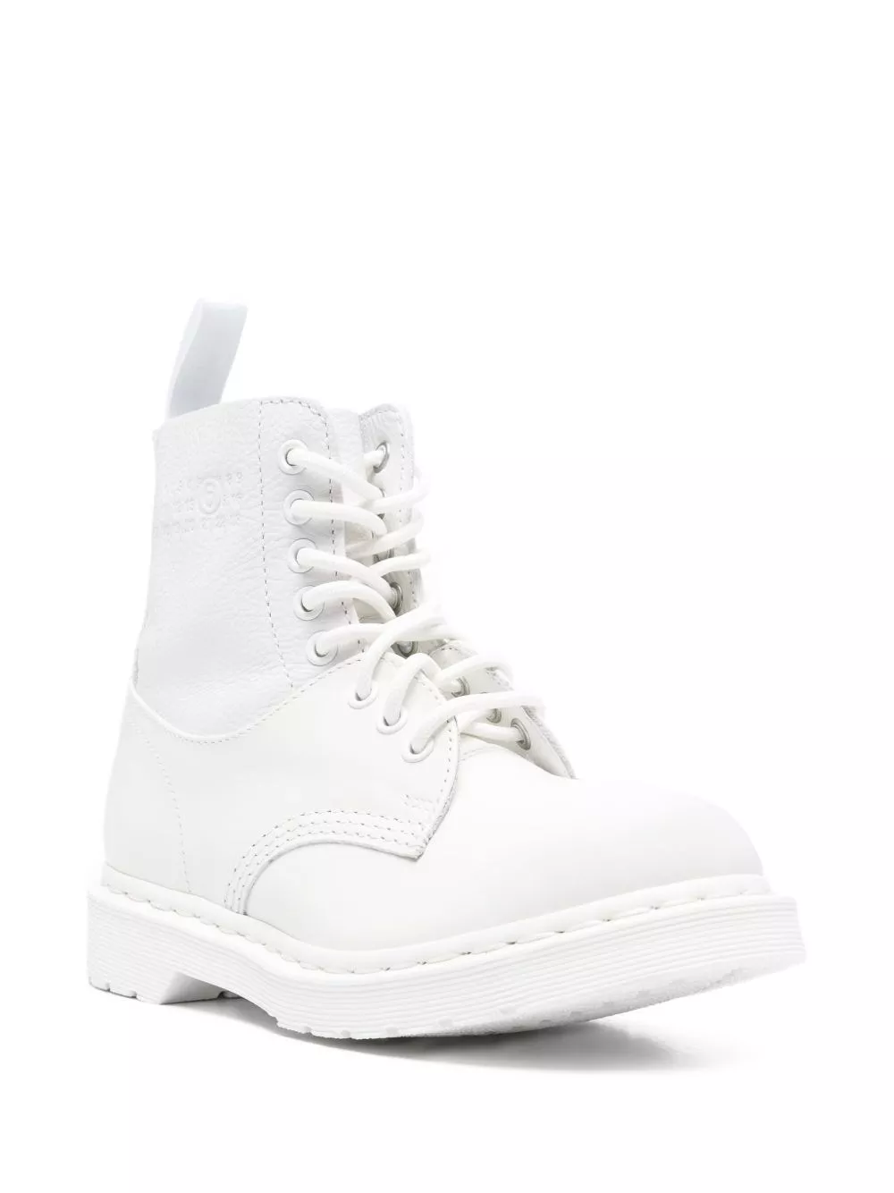 Mm6 x dr.martens Stivali in pelle, view 2