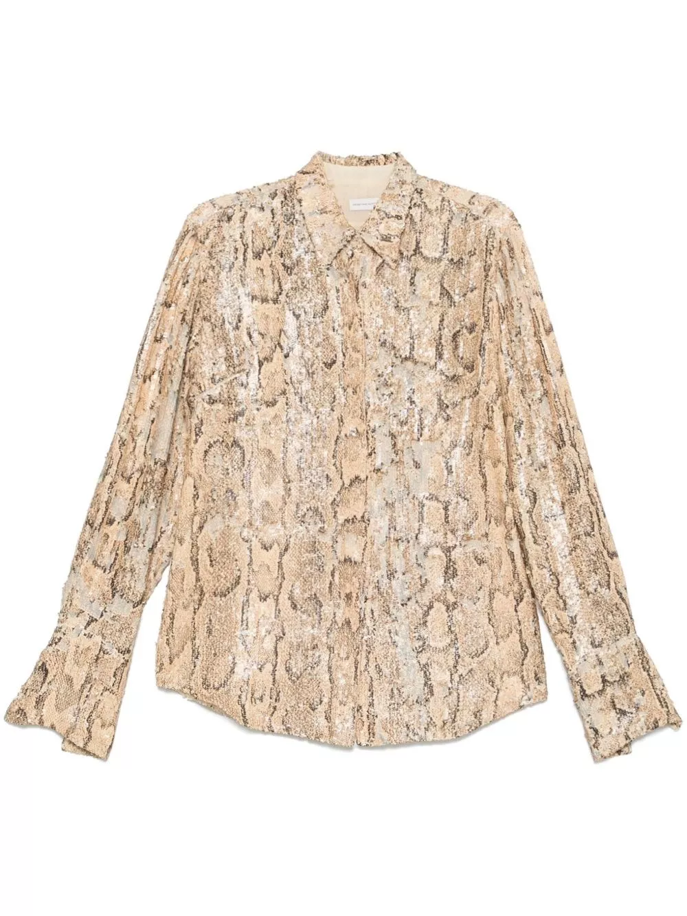 Dries Van Noten Camicia Celina con paillettes